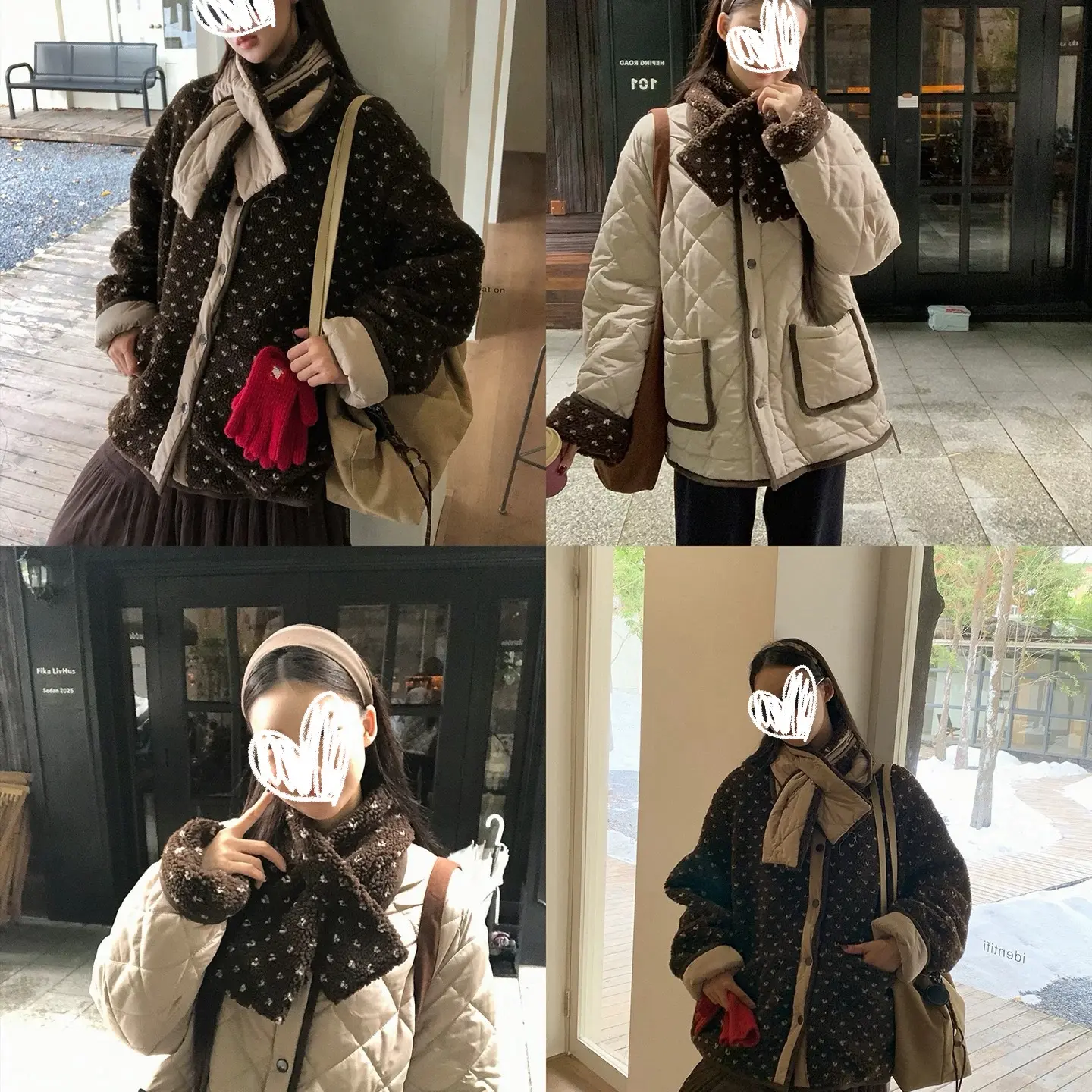 棉服女款新款冬季外套巨好看的夹棉高级感双面穿洋气棉衣