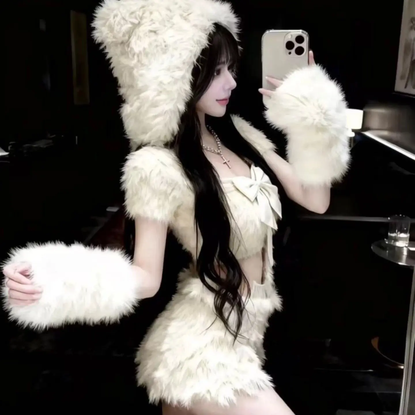 法式小香风慵懒休闲修身上衣搭配高腰显瘦短裤女性套装