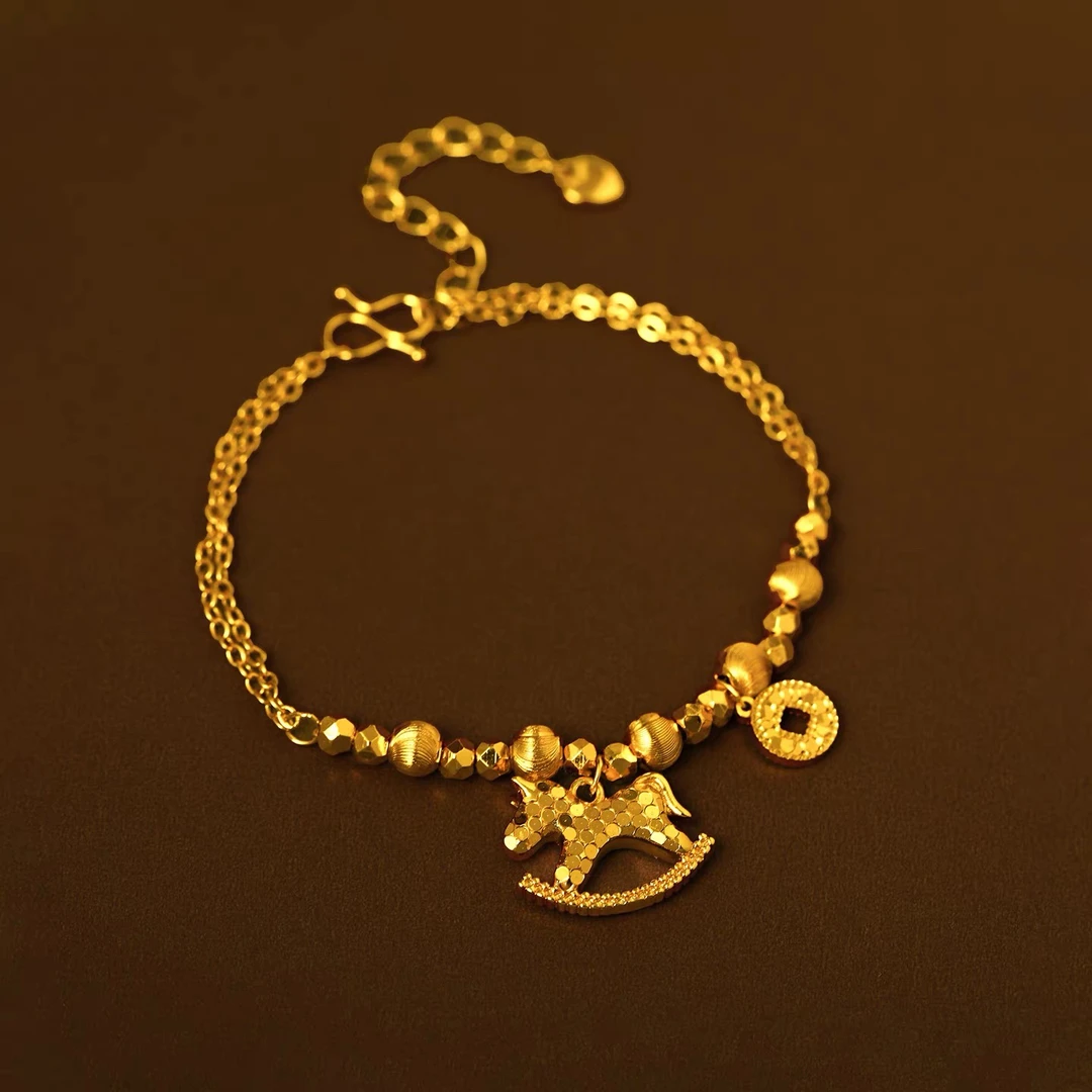 【碎冰冰小马手链】小马钱币手链2025新款手链精致手