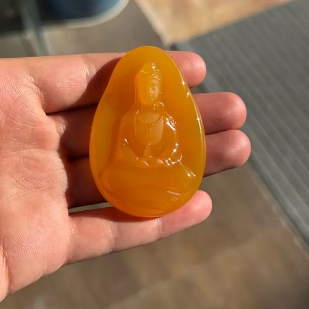 珠宝奇石未镶嵌阿弥陀佛观音普贤多样性发一件