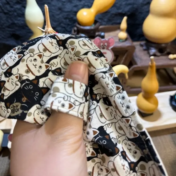 棉麻印花面料手工diy服装包袋布料