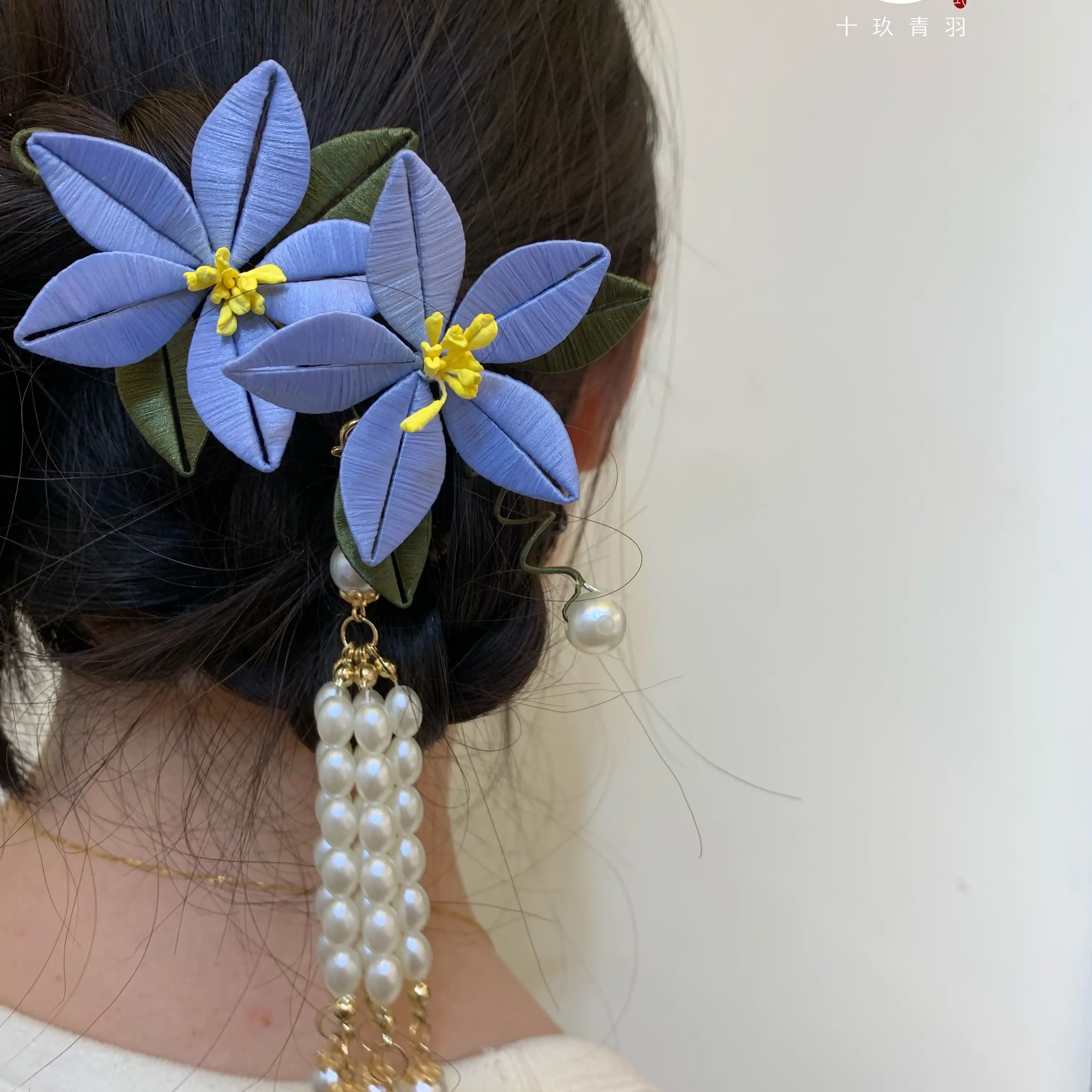 【福利缠花】非遗缠花手工古风新中式汉服旗袍发夹配饰
