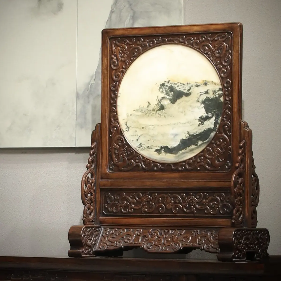 镂空雕刻插屏屏风摆件不包邮