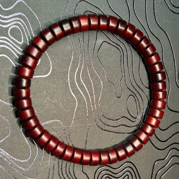 4/7药片珠单圈印度小叶紫檀