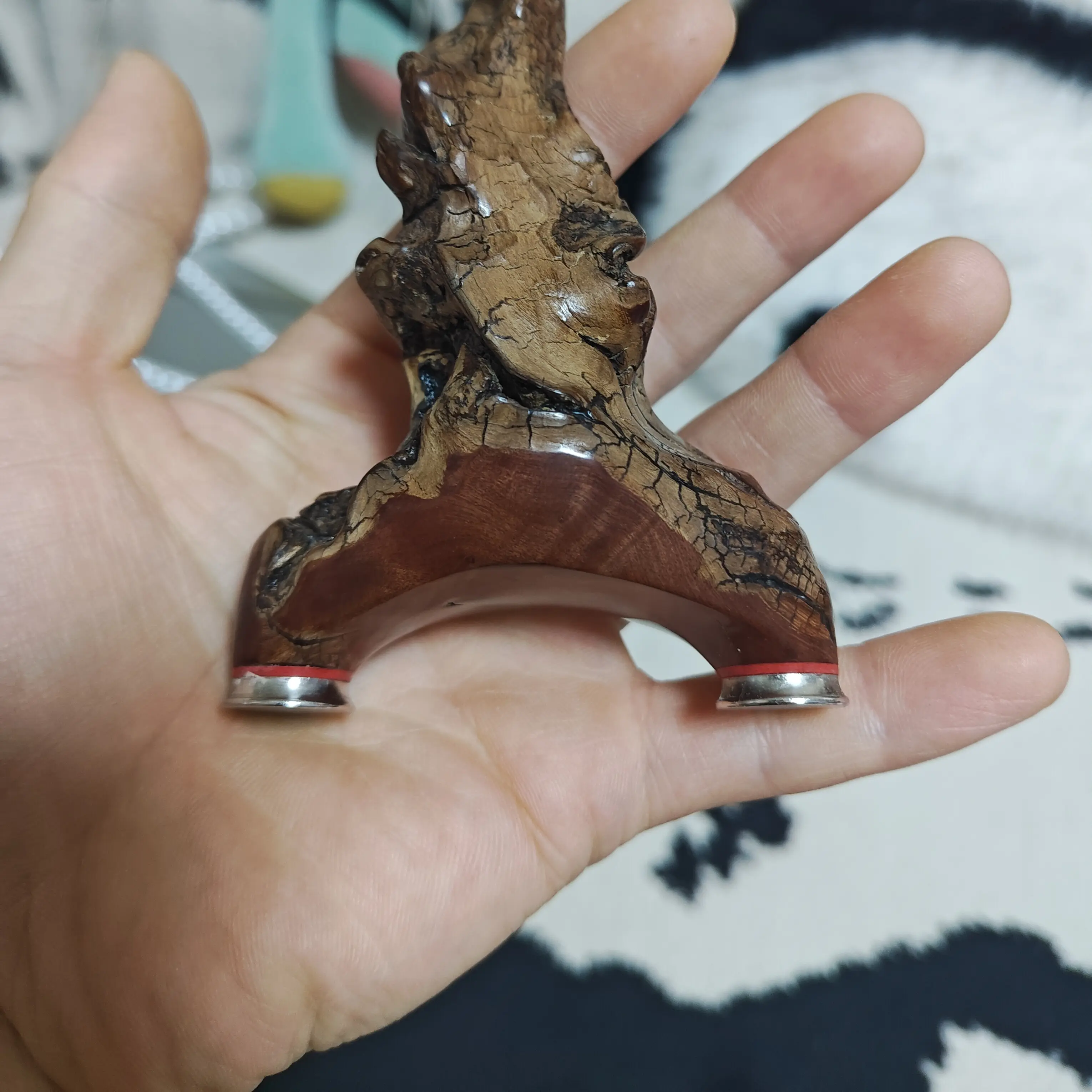 火琉璃黑炭料，随型弓成品，左右手通用7516