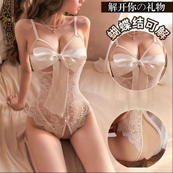 维密限定/性感修身蕾丝迷人来连体睡衣甜美轻奢纯欲睡裙A57