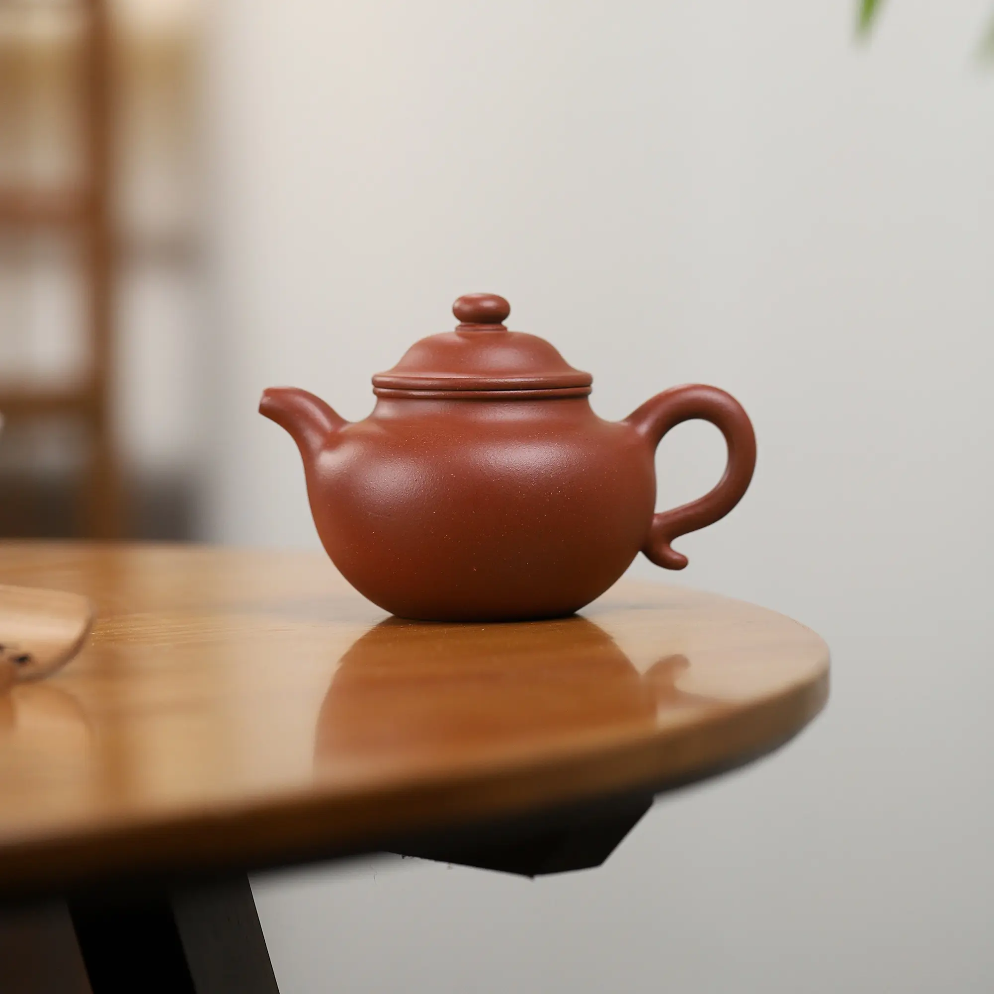 原矿紫泥纯手工莲子壶