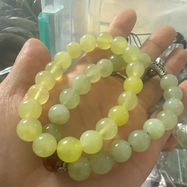 金色男女通用白色串珠绿色清新日韩民族风手捻