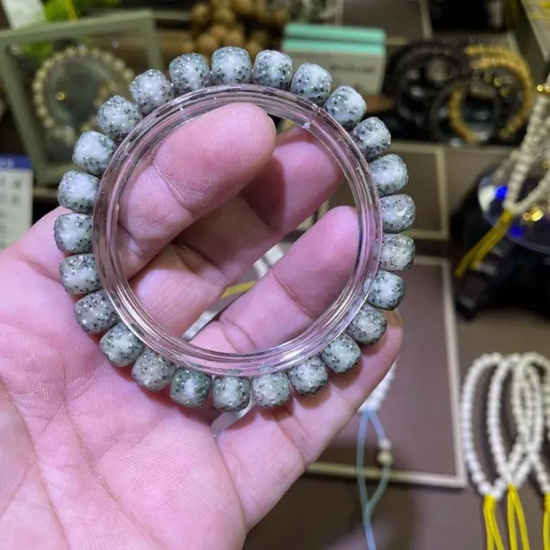 海南原生态石玉料星月菩提手工龙鳞A10