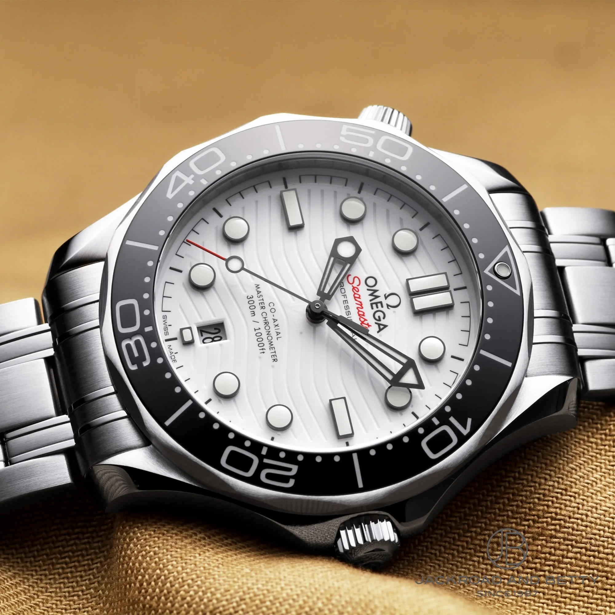 99新 Omega/欧米茄 海马/盒证/自动机械男表210.30.42.20.04.001