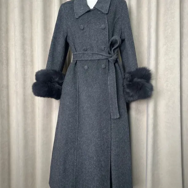 【女财阀】修身韩版羊毛大衣