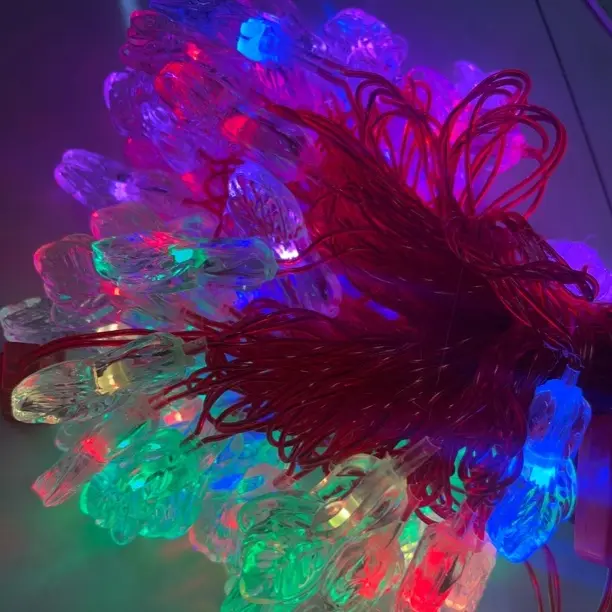 新款白菜彩灯约20米（带尾插）