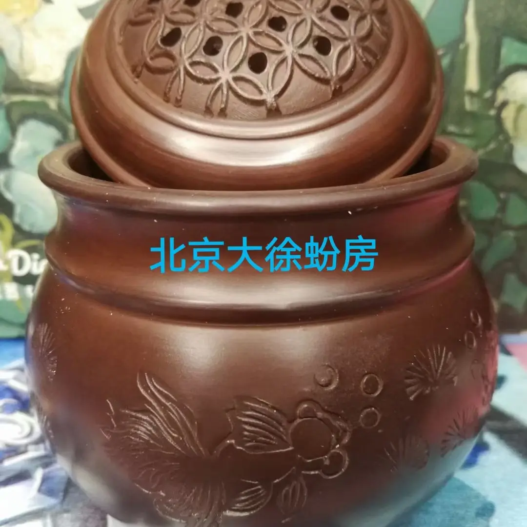 手工拉坯澄浆泥蛐蛐油葫芦鸣虫叫罐