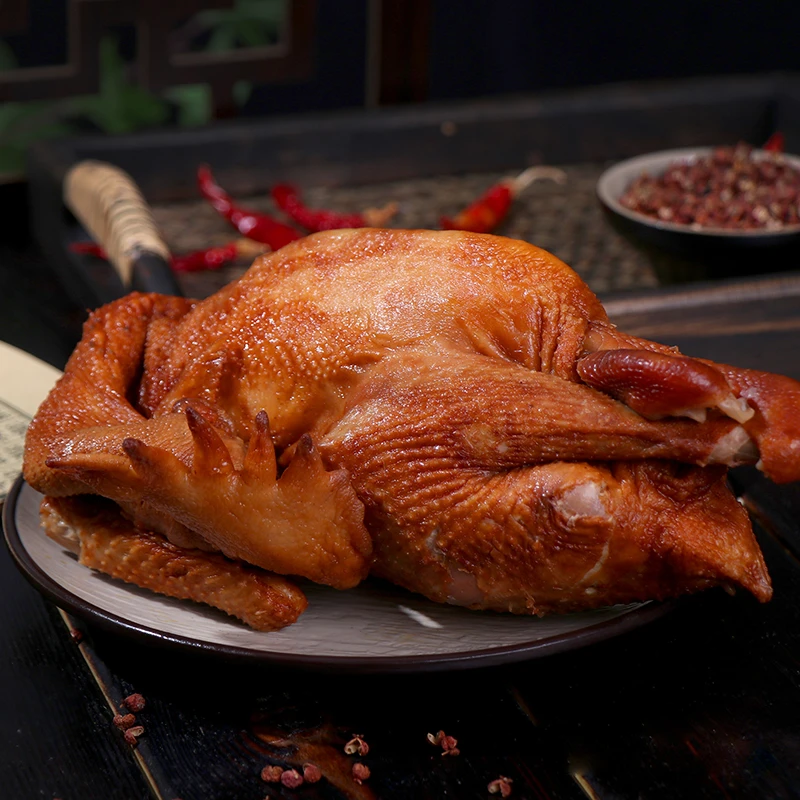 【秋秋自制】正阳楼烧鸡开袋即食百年秘方老配方农家卤味熟食750g