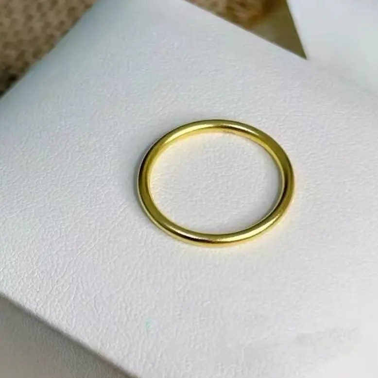 合金戒指 铜合金 铜合金 磨砂镀简约百搭不掉色女时尚指环