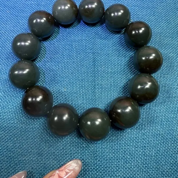 和田玉卡18圆珠男款