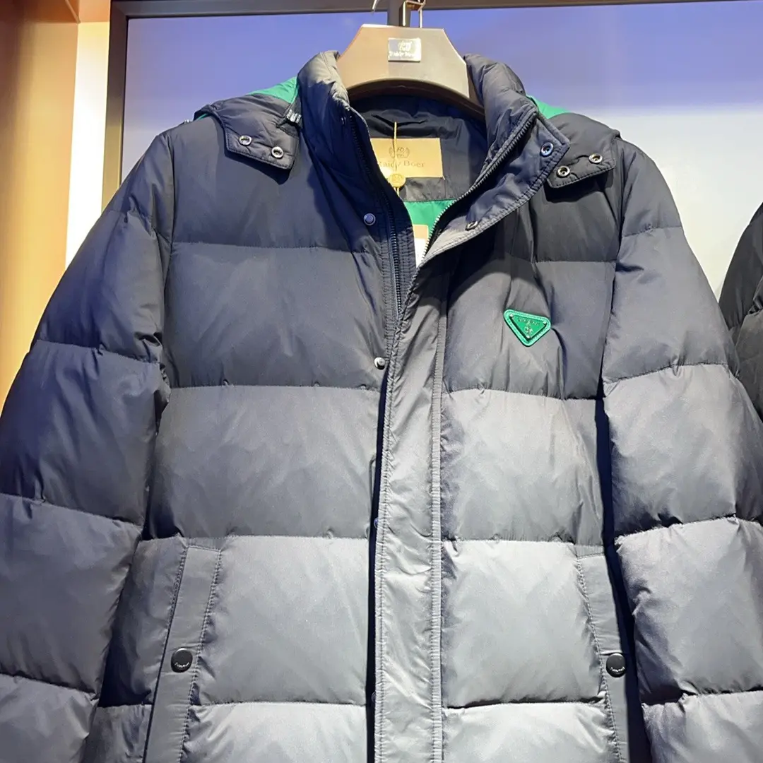 RaidyBoer男士冬季轻奢欧货男士连帽时尚保暖羽绒服
