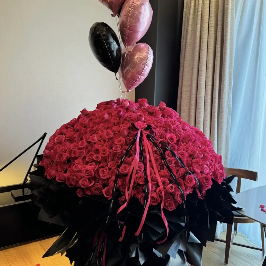 999佛洛依德玫瑰鲜花速递同城表白求婚订婚纪念日生日约会礼物