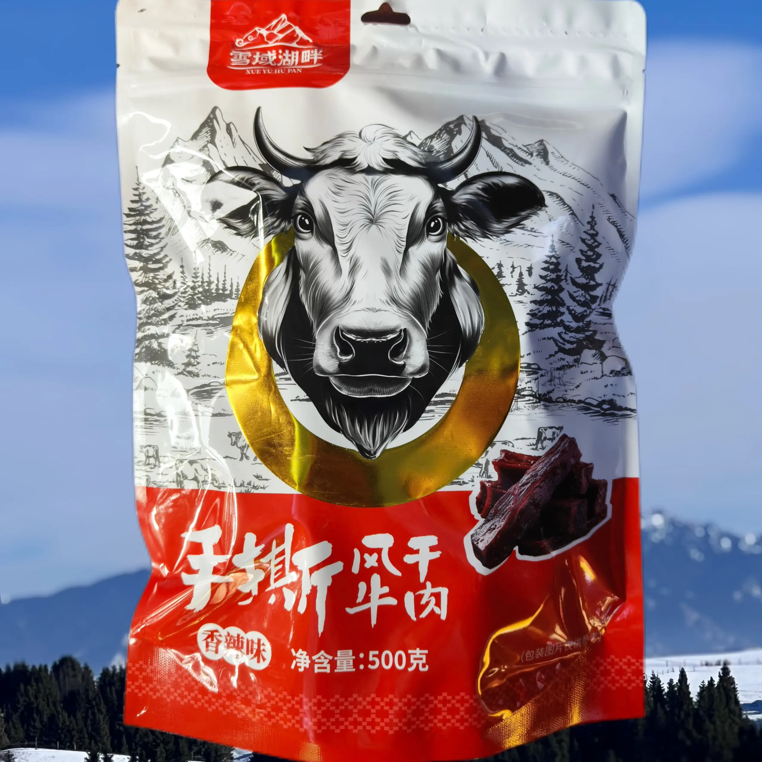雪域湖畔手撕风干牛肉香辣味500克