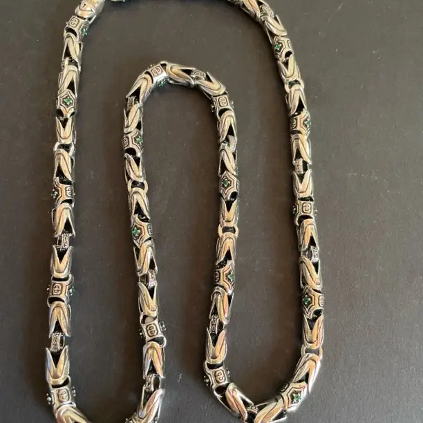 个性时尚风格粗链男士朋克复古新款