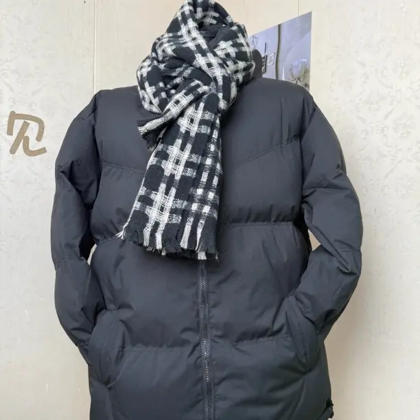 秋冬季夹棉加厚防风保暖纯色面包服男女款棉衣外套