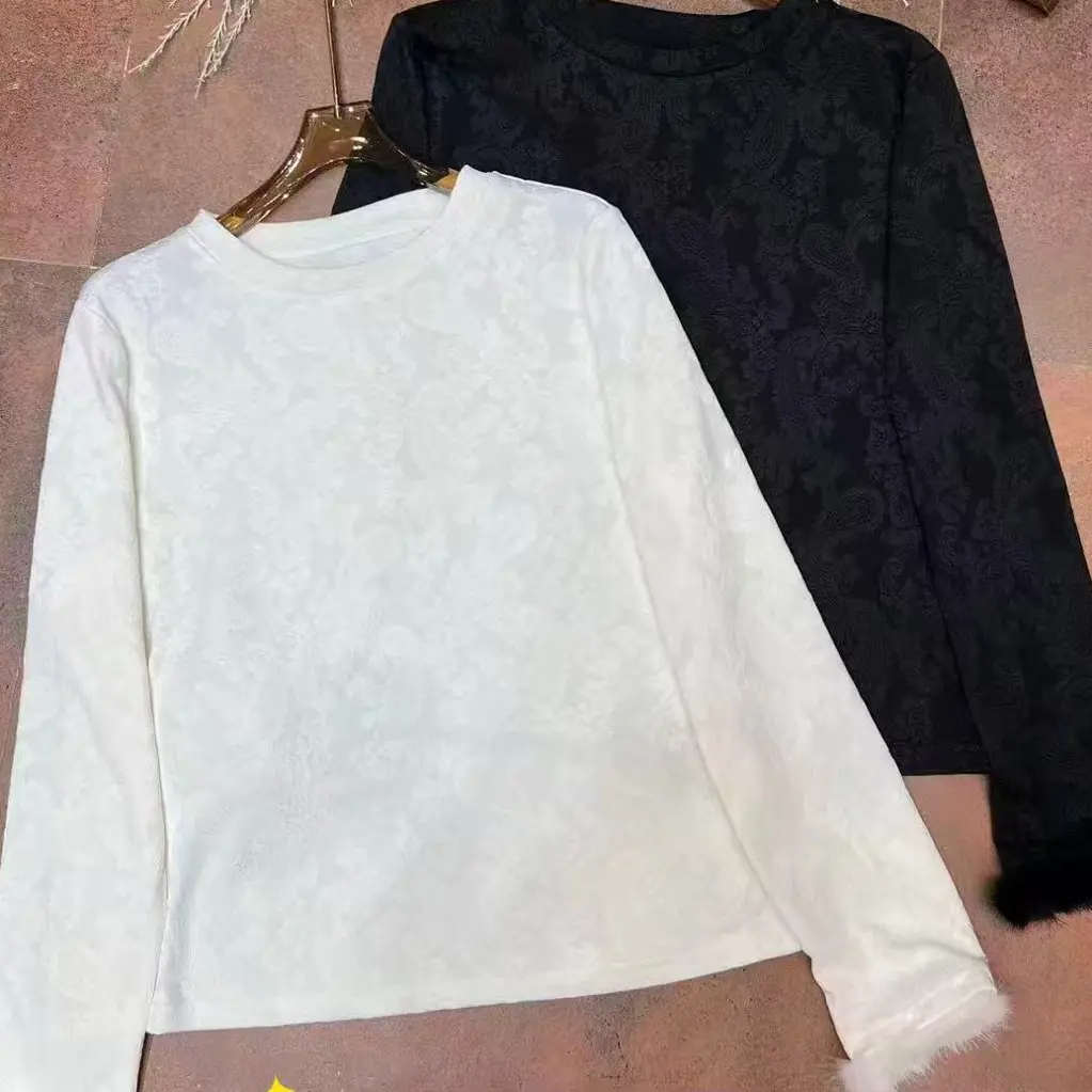 乔文娜蕾丝加绒打底，黑白色专属链接