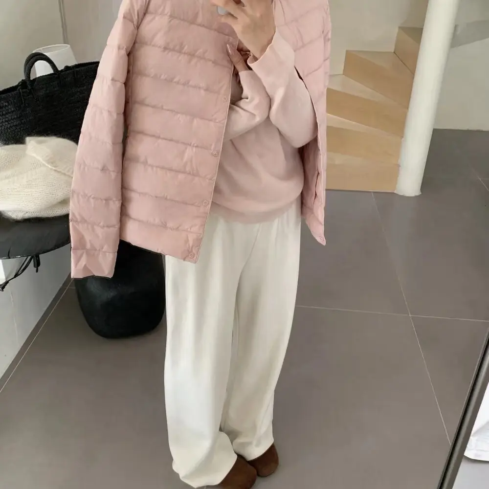 轻薄便携内胆短外套时尚百搭(尽量避免搭配黑色打底)