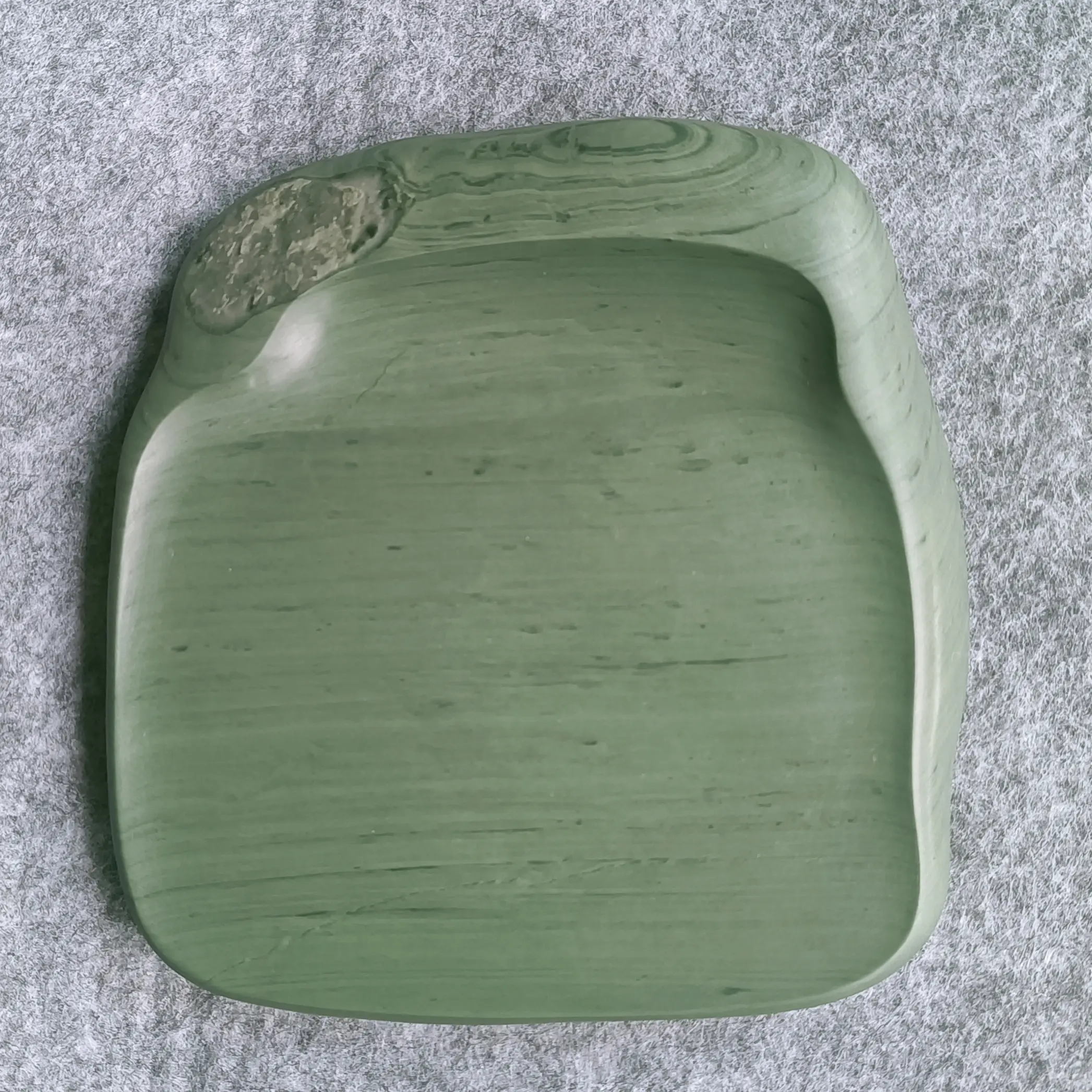 喇嘛崖老坑鸭头绿洮水流珠纹