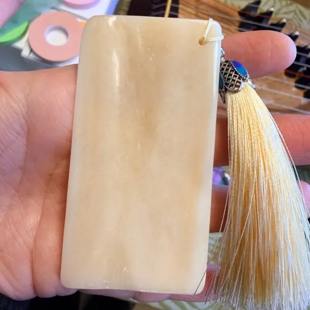 驼骨老料专业古筝琵琶指甲缠绕收纳板演奏适用