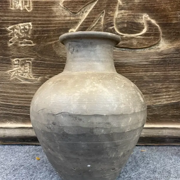 手工陶瓷复古风格花瓶家居装饰干花鲜花插花花器