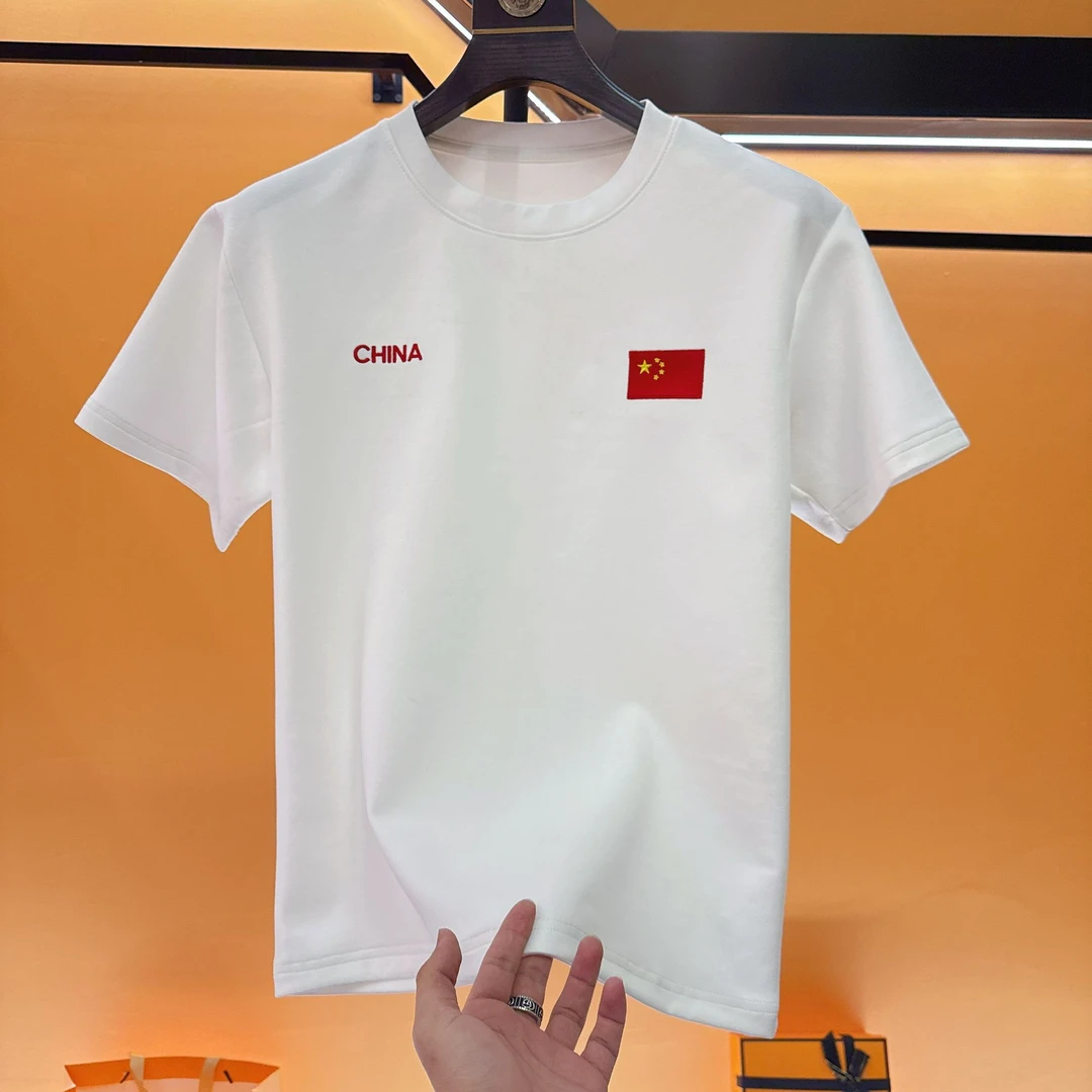 【粉丝折扣】爆款短袖男正品简约男女款T恤男女同款夏季休闲圆领