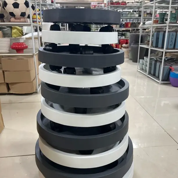 加厚钢化可移动带抽屉带万向滚轮花盆托盘底座