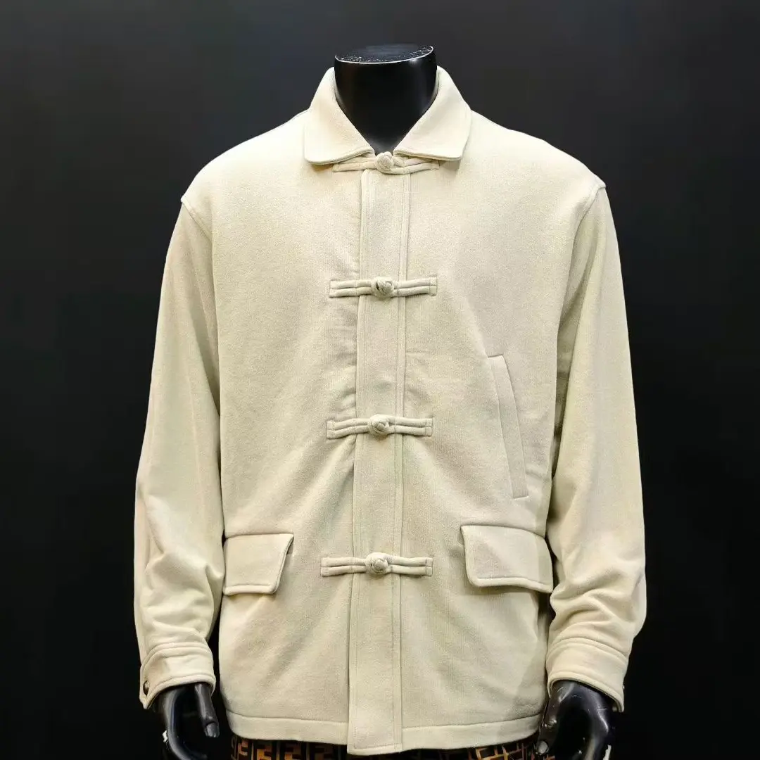 断码高端原创款新中式男士盘扣古风外套，140-180斤可穿