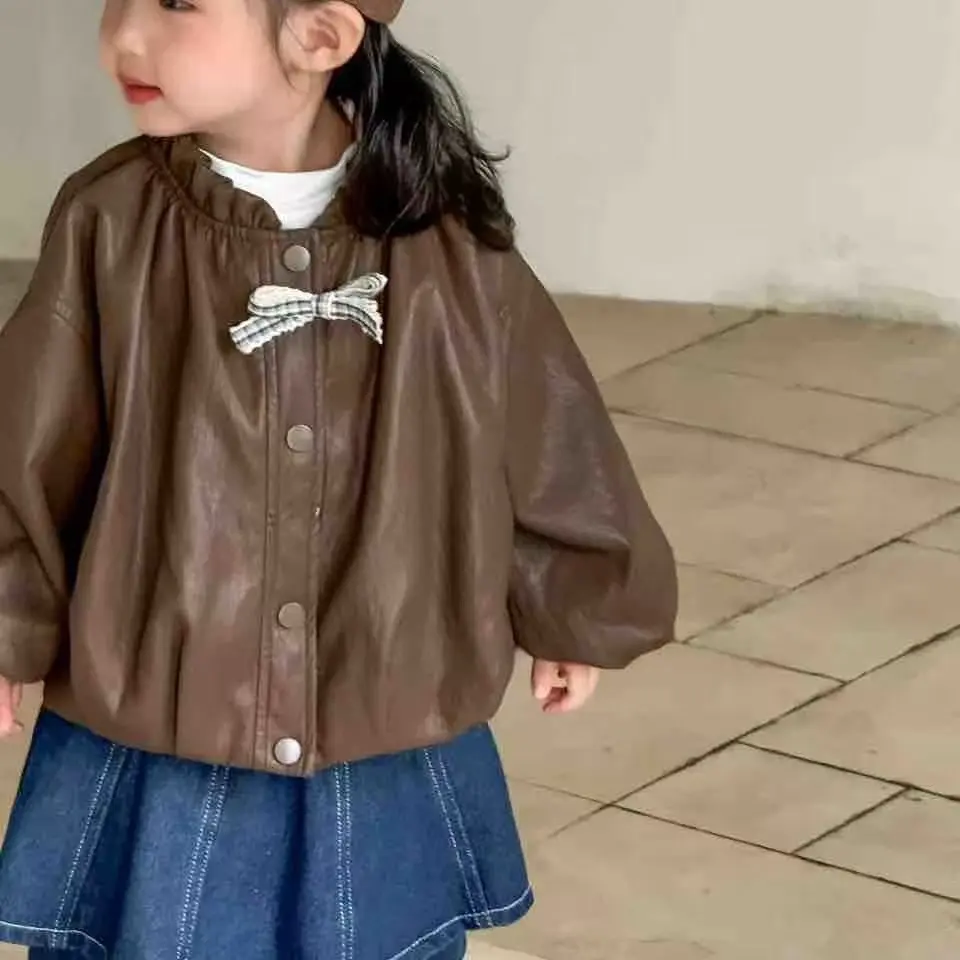 新款女童洋气时髦春秋季森系外套网红炸街上衣