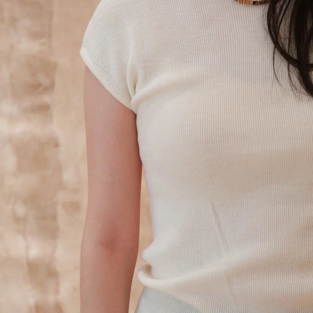 水洗夏季短袖薄款秋季女毛百搭针织衫针织衫女装可爱风上衣白色