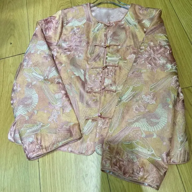 【花影锁心】新中式国风超重工织金刺绣盘扣轻奢短外套