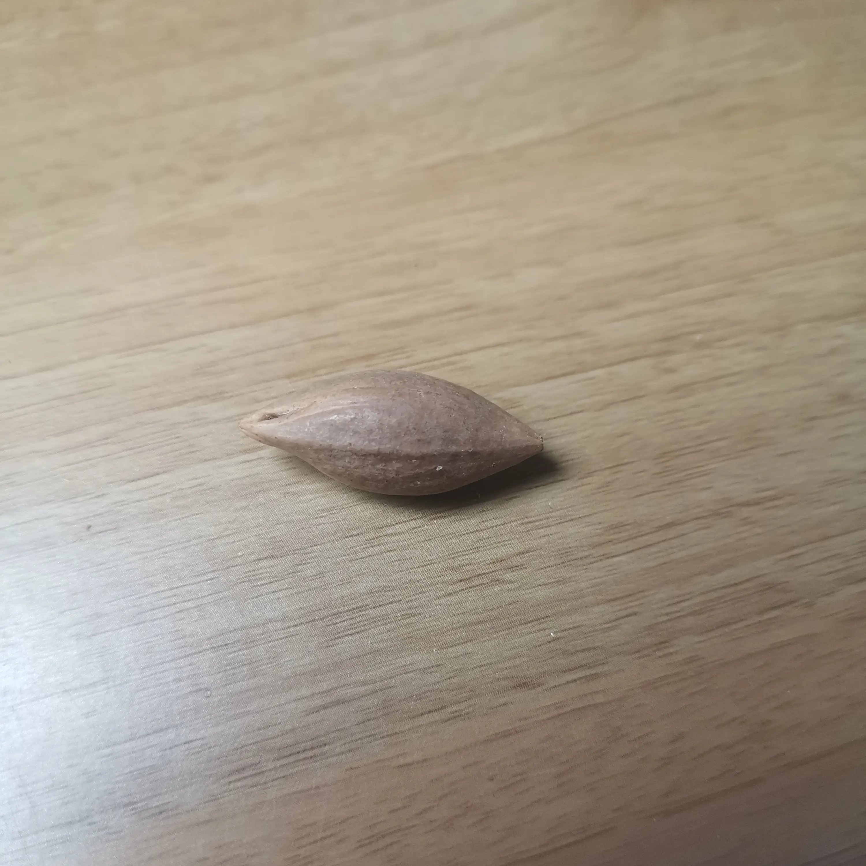 饱满圆润颜色红润原生态的橄榄核雕老料水晶核红皮