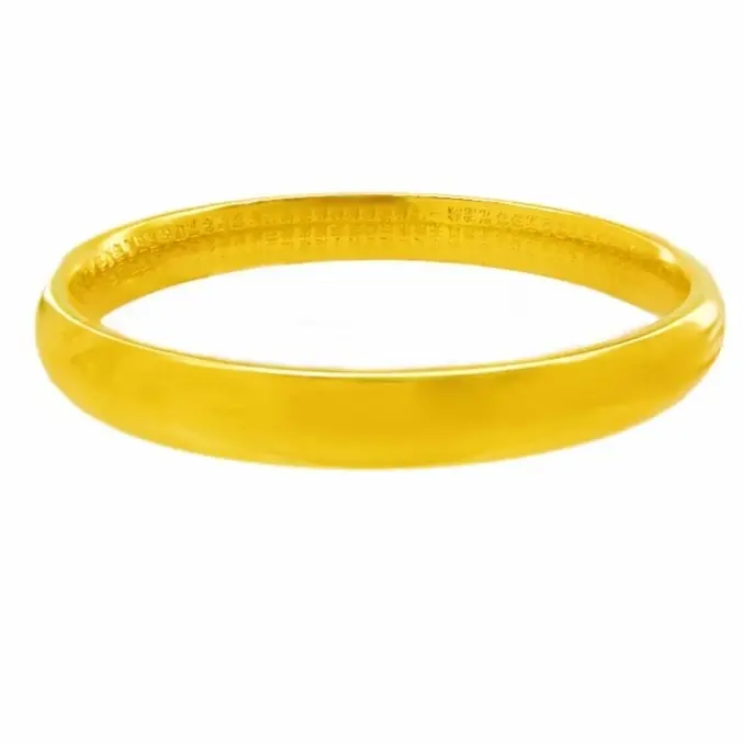 铜合金手镯 铜合金新款泥鳅背手镯 内里带莲花心经