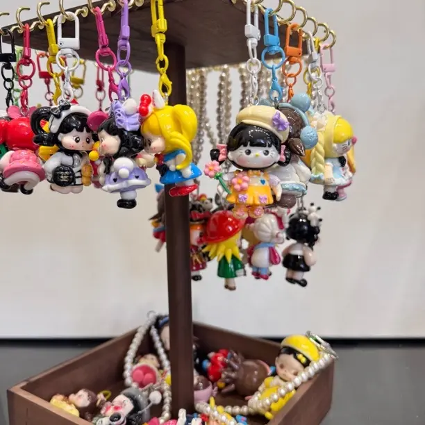 纯手工树脂粘土娃娃挂件