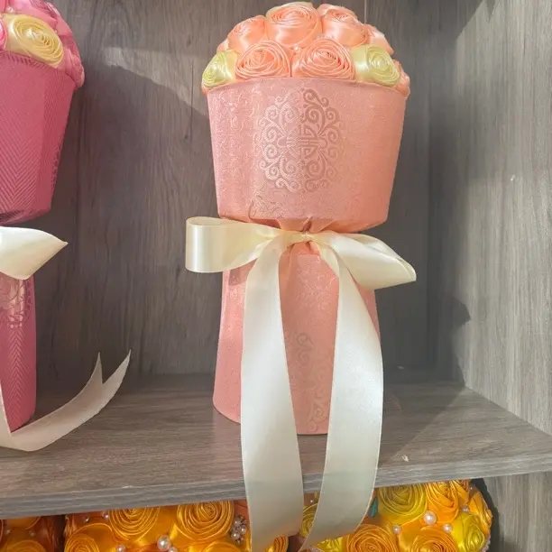 藏式手工玫瑰花束材料包真花假花diy礼物民族风永生花