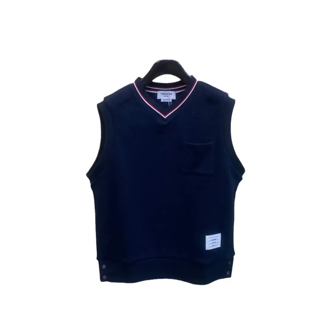 TB【官方正品】汤姆布郎/THOM修身型四季通用马夹显瘦华夫格马甲