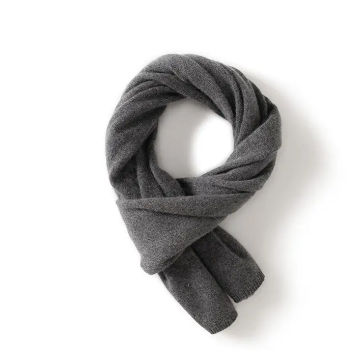 男女同款秋冬康赛妮小baby绒纯山羊绒针织围巾