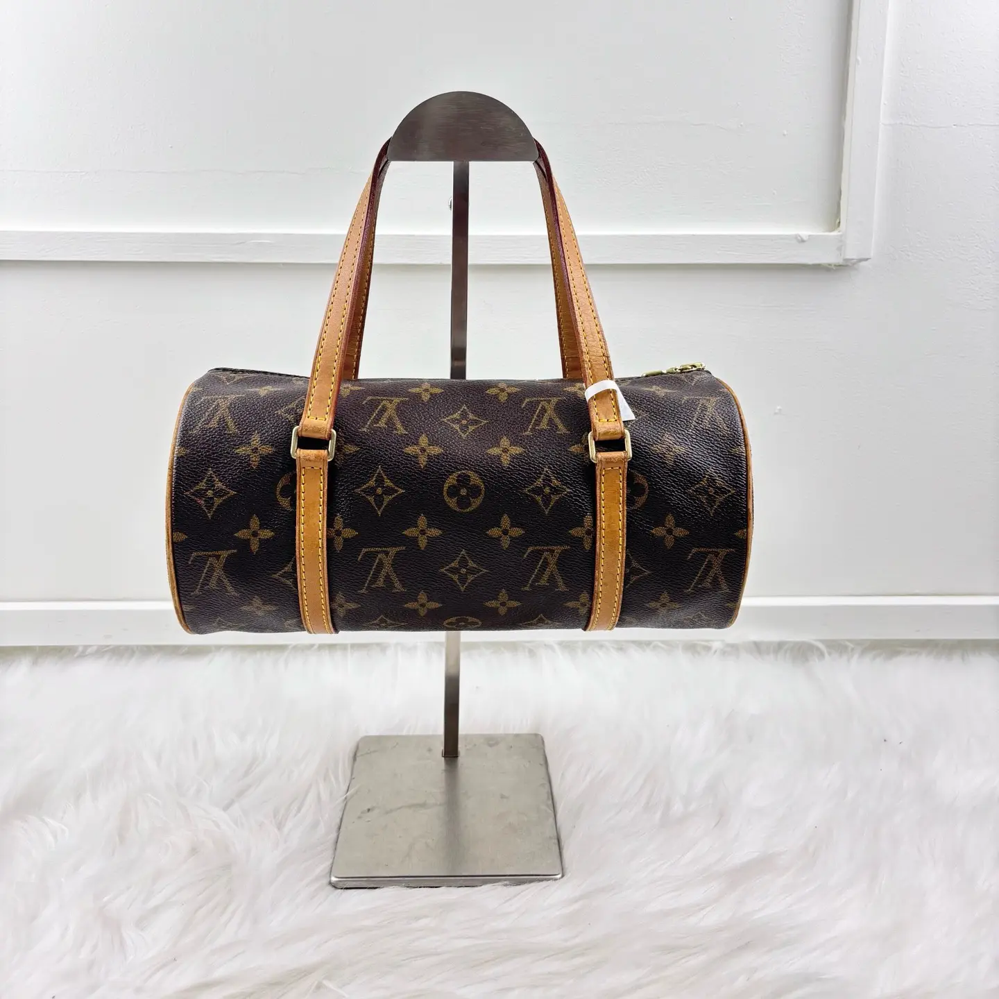 95新 LouisVuitton/路易威登 老花26巴比龙手提包
