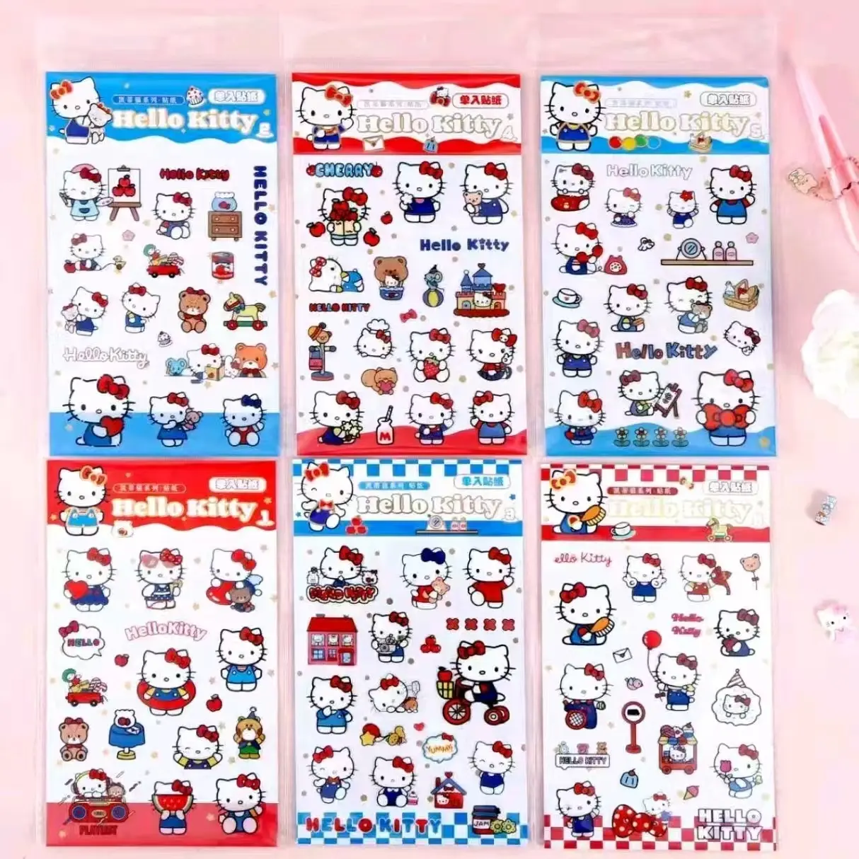 【到手30包】KT单入贴纸 学生文具套装