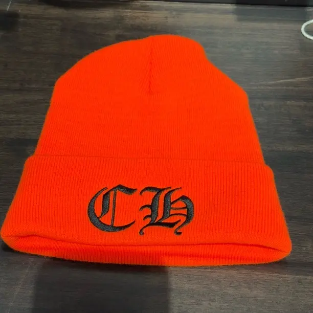 Chrome Hearts 克罗心【全新】橙色刺绣针织冷帽