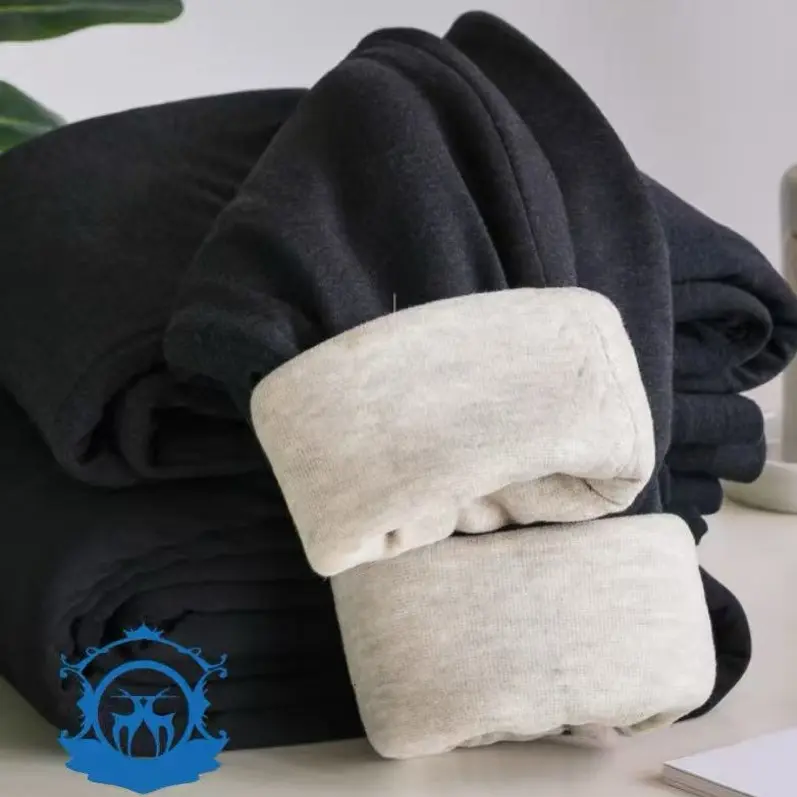 男女款三层加厚羊毛保暖裤高腰防风防寒秋冬季打底裤