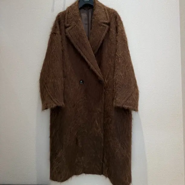 LINGZI冬季新款拉绒长款大衣LZ4116339