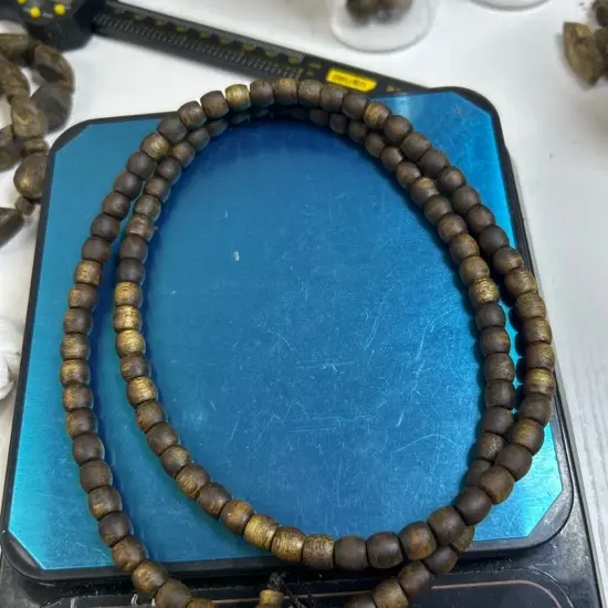 沉香绿棋楠沉香鼓珠0.7规格24克