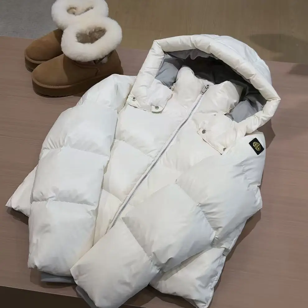 2025全面上新~剪~刀  国内首发 拼色连帽保暖短款鹅绒服YYZ