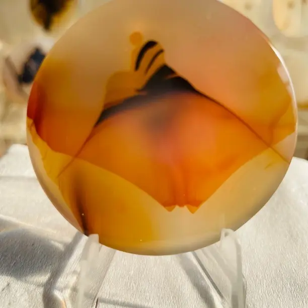 未镶嵌吊坠(不含链)天然象形巴西玉髓圆牌吊坠